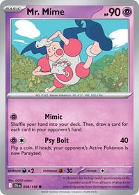 Mr. Mime (058/159) [SV09: Journey Together]