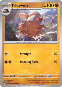 Piloswine (078/159) [SV09: Journey Together]