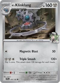 N's Klinklang (105/159) [SV09: Journey Together]