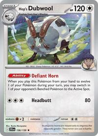 Hop's Dubwool (136/159) [SV09: Journey Together]