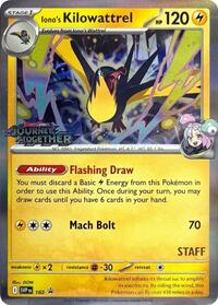 Iono's Kilowattrel (Prerelease) [Staff] (182) [SV: Scarlet & Violet Promo Cards]