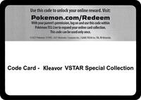 Code Card - Kleavor VSTAR Special Collection [Miscellaneous Cards & Products]