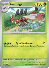 Yanmega (Cosmos Holo) (187) [SV: Scarlet & Violet Promo Cards]