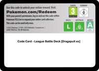 Code Card - League Battle Deck [Dragapult ex] [Miscellaneous Cards & Products]