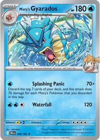 Misty's Gyarados - 049/182 (Non-holo) (049/182) [Deck Exclusives]