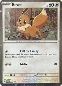 Eevee (Cosmos Holo) (SVP 200) [SV: Scarlet & Violet Promo Cards]