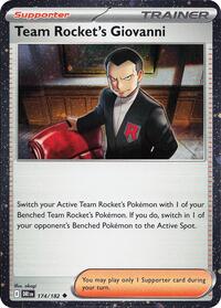 Team Rocket's Giovanni (Cosmos Holo) (174/182) [Miscellaneous Cards & Products]