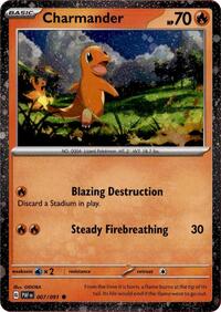 Charmander - 007/091 (Cosmos Holo) (007/091) [Miscellaneous Cards & Products]