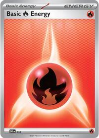 Basic Fire Energy - 018 (018) [SVE: Scarlet & Violet Energies]