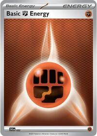 Basic Fighting Energy - 022 (022) [SVE: Scarlet & Violet Energies]
