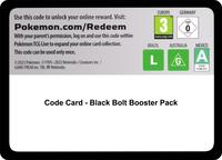Code Card - Black Bolt Booster Pack [SV: Black Bolt]