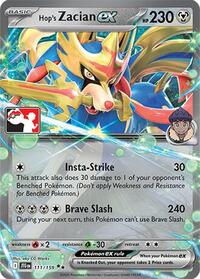 Hop's Zacian ex (111/159) [Prize Pack Series Cards]