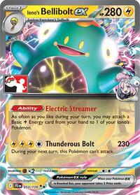 Iono's Bellibolt ex (053/159) [Prize Pack Series Cards]