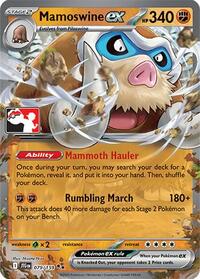 Mamoswine ex (079/159) [Prize Pack Series Cards]