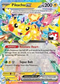 Pikachu ex (057/191) [Prize Pack Series Cards]