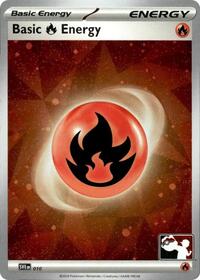 Basic Fire Energy - 010 (Cosmos Holo) (010) [Prize Pack Series Cards]