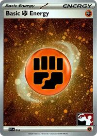 Basic Fighting Energy - 014 (Cosmos Holo) (014) [Prize Pack Series Cards]