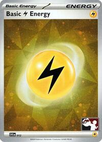 Basic Lightning Energy (Cosmos Holo) (012) [Prize Pack Series Cards]