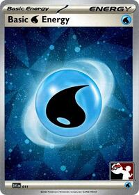 Basic Water Energy (Cosmos Holo) (011) [Prize Pack Series Cards]