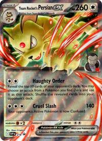 Team Rocket's Persian ex (218) [SV: Scarlet & Violet Promo Cards]