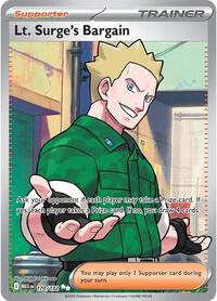 Lt. Surge's Bargain (170/132) [ME01: Mega Evolution]