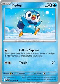 Piplup - 027/094 (027/094) [ME02: Phantasmal Flames]