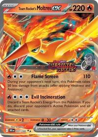 Team Rocket's Moltres ex - 31/182 (Destined Rivals Stamp) (031/182) [Miscellaneous Cards & Products]