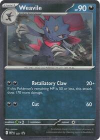 Weavile (Cosmos Holo) [ME: Mega Evolution Promo]