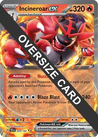 Incineroar ex - 034/162 (034/162) [Jumbo Cards]