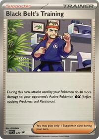 Black Belt's Training (220) [SV: Scarlet & Violet Promo Cards]