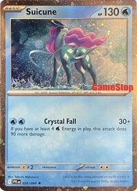 Suicune (Cosmos Holo) (Gamestop Exclusive) (026/094) [Miscellaneous Cards & Products]
