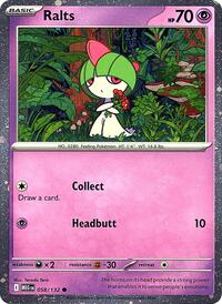 Ralts (Cosmos Holo) (058/132) [Miscellaneous Cards & Products]