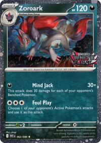 Zoroark (White Flare Stamped) (062/086) [Miscellaneous Cards & Products]