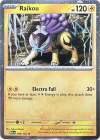 Raikou (Cosmo Holo) (048/132) [ME01: Mega Evolution]