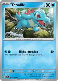 Totodile [ME: Ascended Heroes]