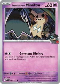 Team Rocket's Mimikyu - 097/217 (097/217) [ME: Ascended Heroes]