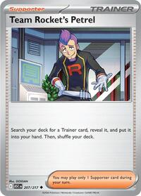 Team Rocket's Petrel (207/217) [ME: Ascended Heroes]