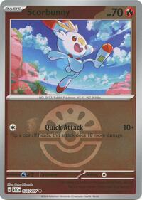 Scorbunny - 036/217 (Friend Ball) [ME: Ascended Heroes]