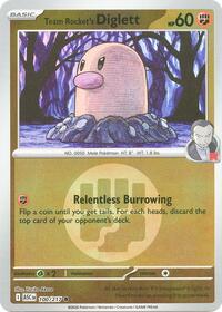 Team Rocket's Diglett (Energy Symbol Pattern) [ME: Ascended Heroes]