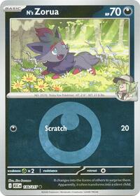 N's Zorua (Energy Symbol Pattern) [ME: Ascended Heroes]