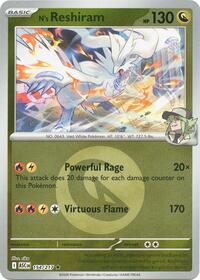N's Reshiram (Energy Symbol Pattern) [ME: Ascended Heroes]