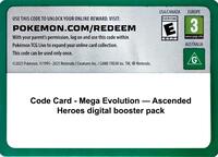 Code Card - Ascended Heroes Booster Pack [ME: Ascended Heroes]