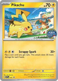 Pikachu (Asia Championship Series 23) (101) [SV: Scarlet & Violet Promo Cards]