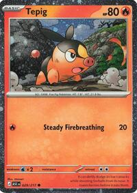 Tepig (Cosmos Holo) (029/217) [Miscellaneous Cards & Products]