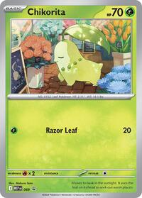 Chikorita (Cosmos Holo) [ME: Mega Evolution Promo]