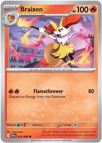Braixen (012/086) [ME04: Chaos Rising]
