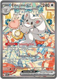 Cinccino ex (119/086) [ME04: Chaos Rising]