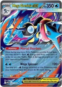 Mega Greninja ex (022/086) [ME04: Chaos Rising]
