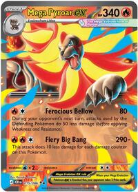 Mega Pyroar ex (015/086) [ME04: Chaos Rising]