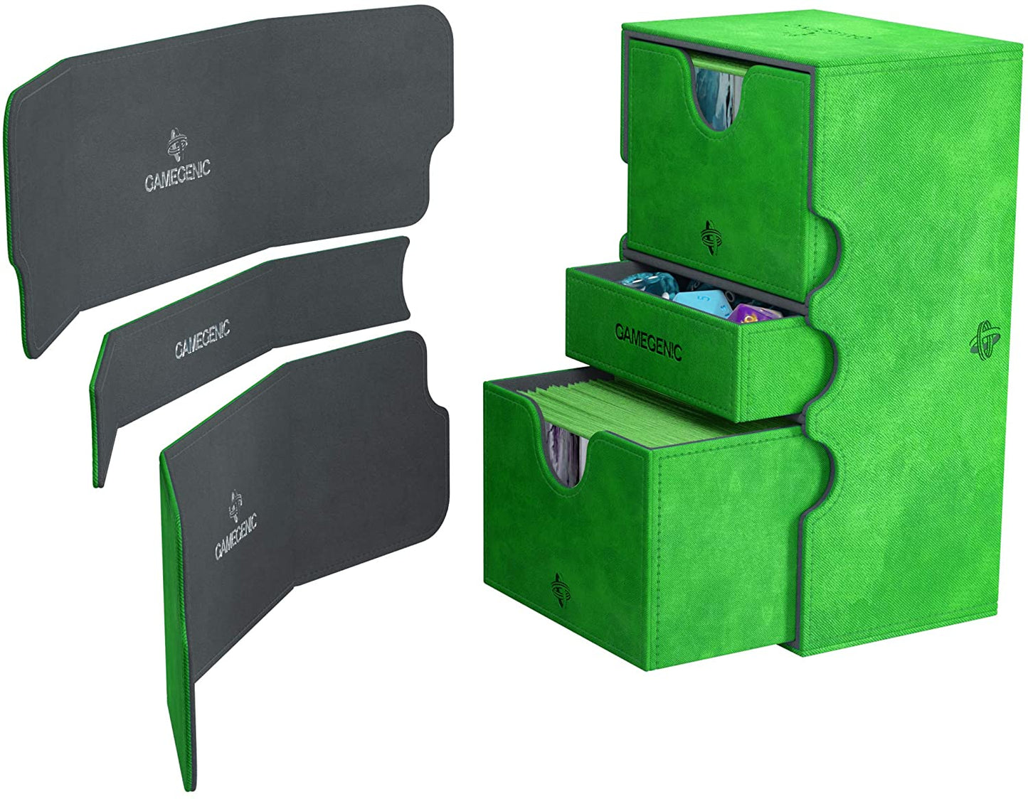 Gamegenic Stronghold 200+ XL Deck Box - Green